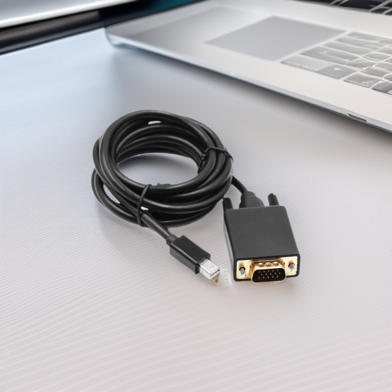 Mini dp to vga HD adapter cable computer screen cable lightning port mini DP to VGA cable