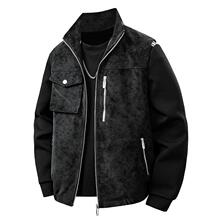 X 21607 Windproof Loose Stand Collar Retro Vest �͹ų����R��