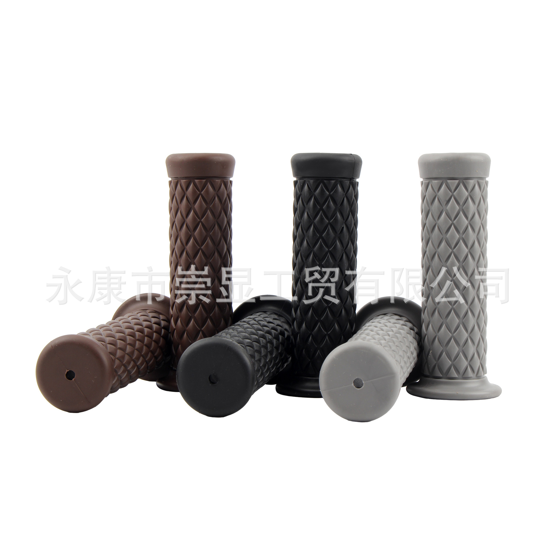 Universal Anti-Slip Handlebar Grips, Motorcycle Modified Wear-Resistant Handle Covers, Suitable for Harley, Honda, Suzuki, Yamaha