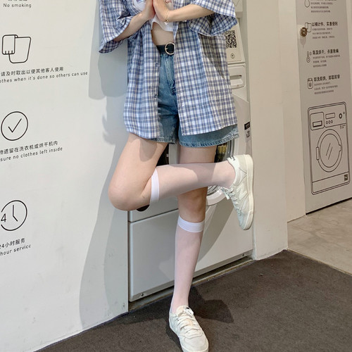 Women's Spring and Summer JKSock Leggings Thin Non-Slip Stockings, Universal Mid-Calf Socks for Pressure Slimming Legs, Wholesale