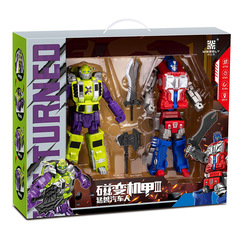 Transformation toys magnetic assembled mecha for children 3-6 years old King Kong robot figure model toy boy gift