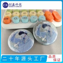 吧唧马口铁徽章厂 卡通动漫周边人物双闪明星马口铁徽章 胸牌定制