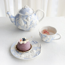 伊甸园法式天使欧式宫廷陶瓷咖啡杯碟英式下午茶红茶杯