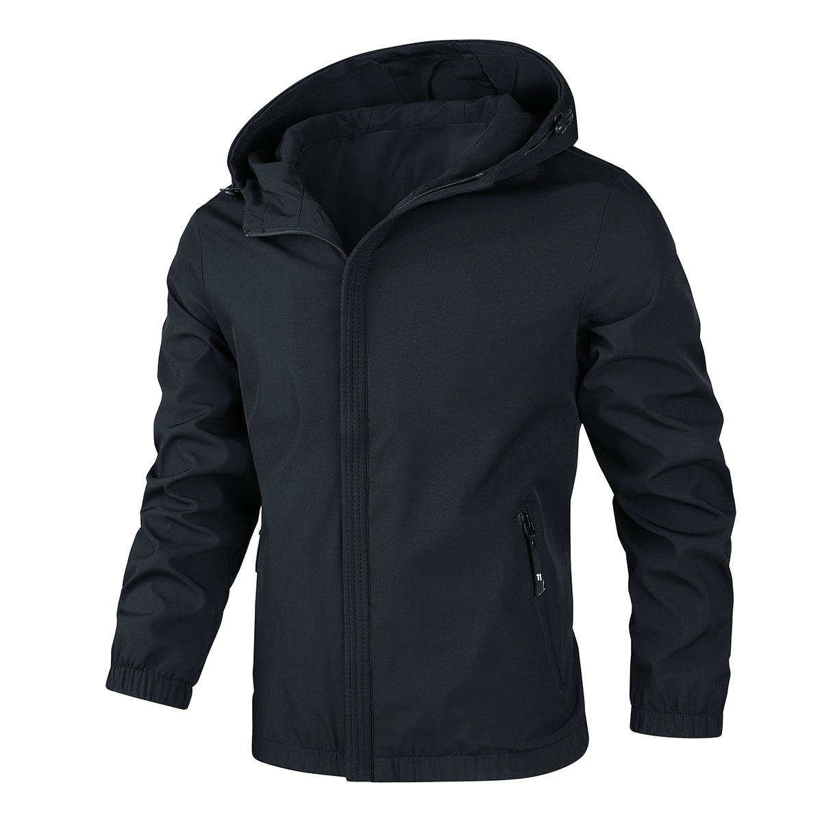 Chaqueta de primavera nuevo estilo coreano casual chaqueta de béisbol de hombre con capuzas de color sólido coreano chaqueta de comercio exterior para hombres