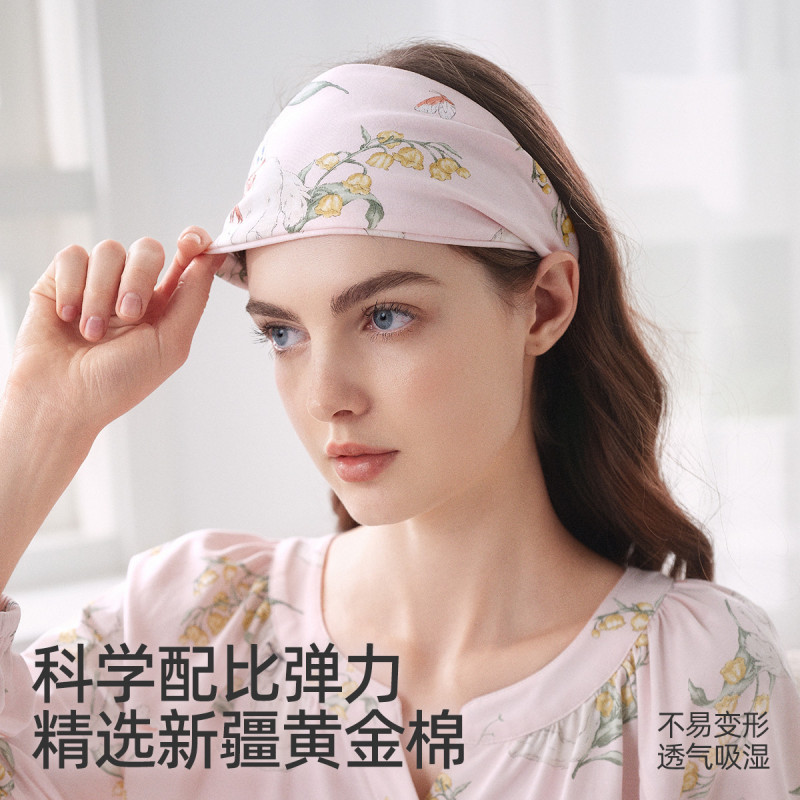 【新品】月子发带头巾帽子秋纯棉月子帽产后孕妇帽10月坐月子用品|undefined