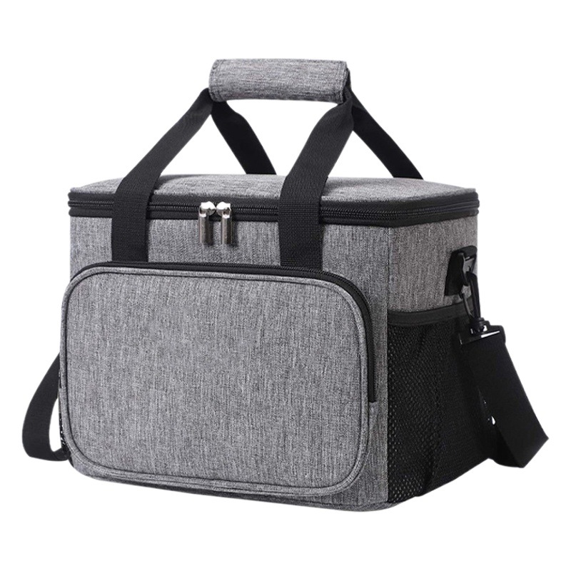 アマゾン大型ランチボックス保温バッグ防水オックスフォード布ピクニックバッグ屋外用保冷バッグ厚手ポータブル保温バッグ