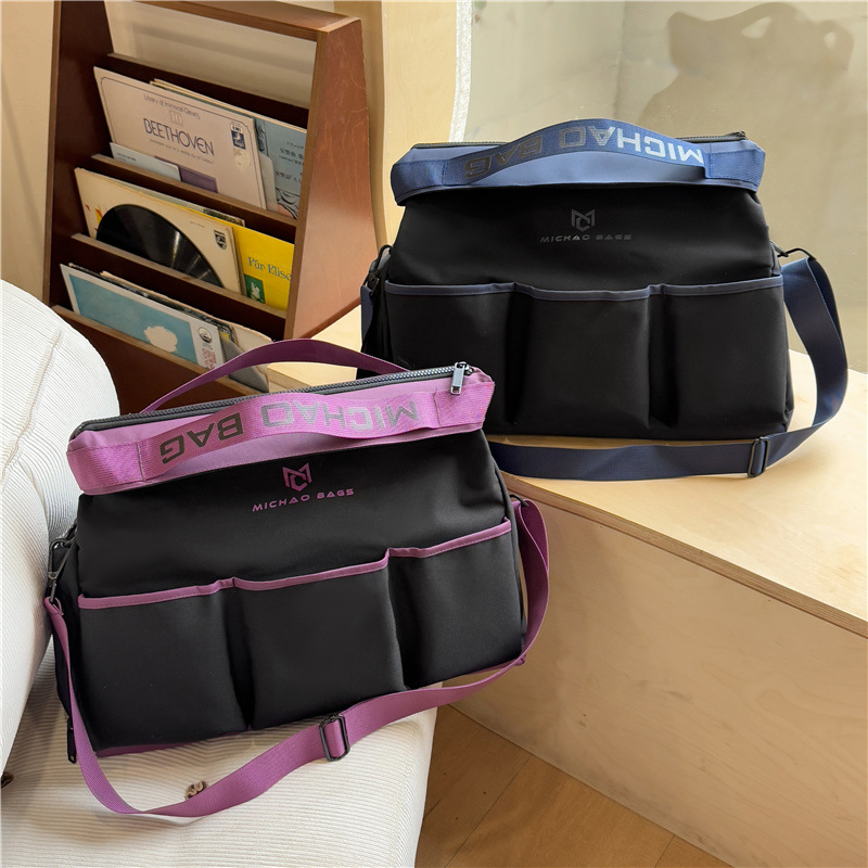 Bolsa de fitness deportiva de separación seca y húmeda simple japonesa, bolsa de viaje de negocios de gran capacidad, bolsa de moda callejera de moda de todo fósforo