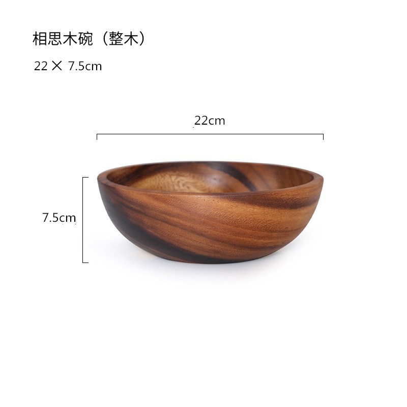 ＜＜아카시아나무 평평한 바닥 직경 22*높이 7.5cm＞＞