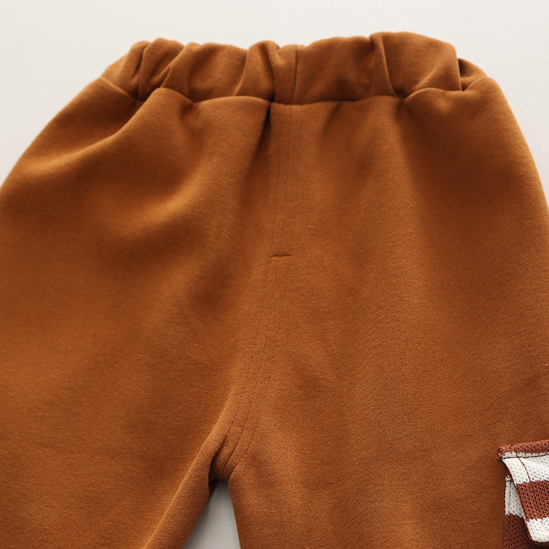 Jongens Herfstkleding Sport Tweedelige Set voor 1-jarige Baby's Lente en_voghion.com