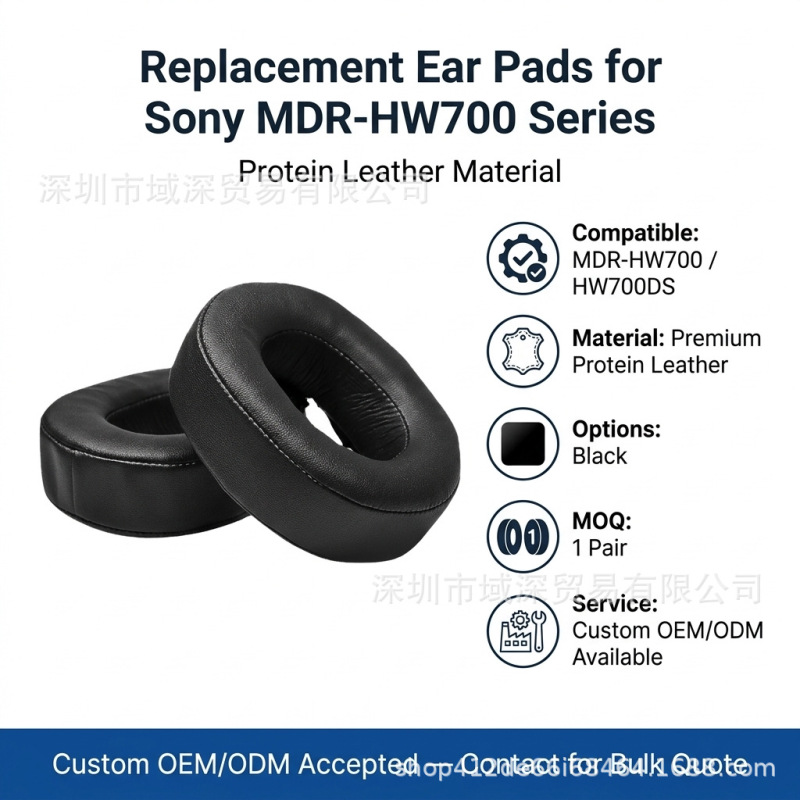 Sony Mdr-Hw700 Hw700Ds Headphone Set Replacement Leather Ear Pads Ear Cover Accessories Sony Mdr-Hw700 Hw700Ds Headphone Set Replacement Leather Ear Pads Ear Cover Accessories