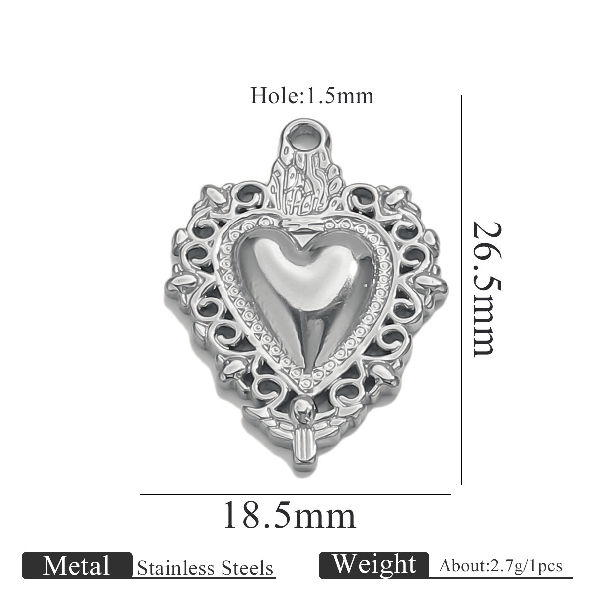 Acero inoxidable de alta moda sol amor oro 18K colgante accesorios collar de brazalete acero titanio accesorios de joyería DIY