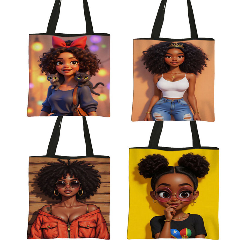 Manufacturer's Supply: African Girls' Handbags, Polyester Fashion Women's Crossbody Bags, Portable Shopping Bags with Large Capacity