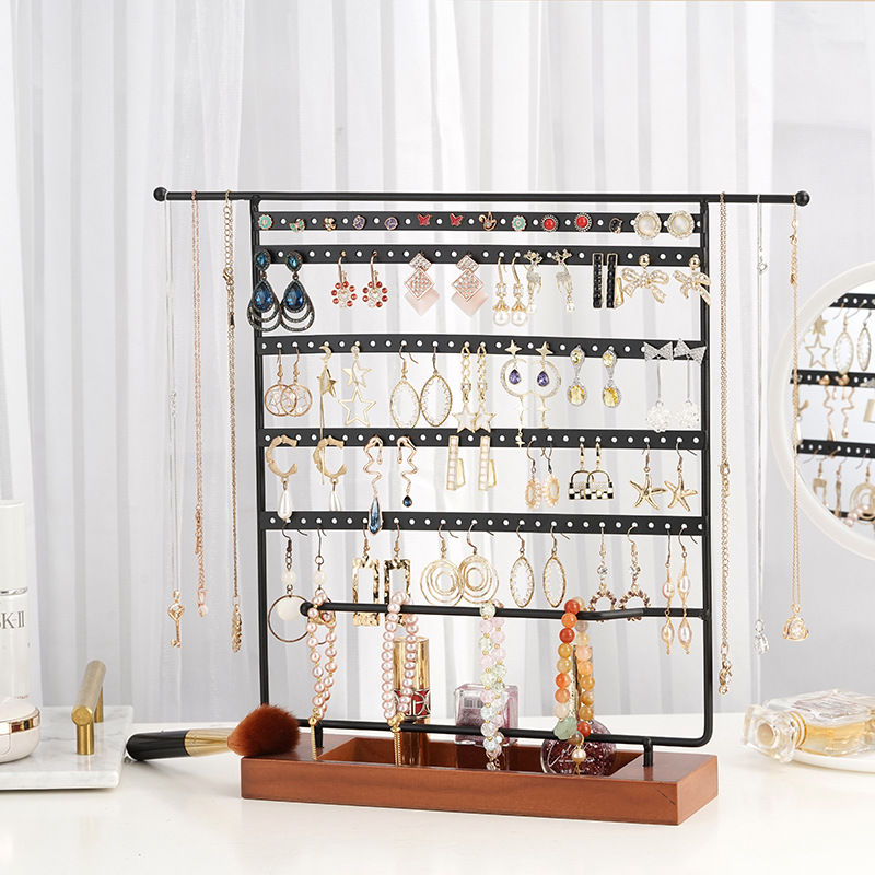 现货7层耳环架头箍架子项链首饰直播挂架展示架夜市摆摊