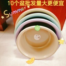 洗脸盆加深加厚学生宿舍家用洗私泡脚简约耐用厚实熟胶塑料盆厨房