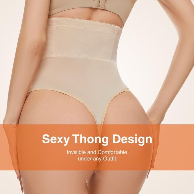 Pantalón Moldeador Calado de Cintura Alta de Encaje y Nylon Transpirable Control de Abdomen