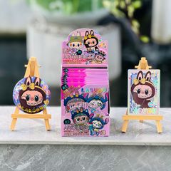 新款拉布布AR夜光吧唧徽章盲盒75mm双闪徽章胸盲袋谷子动漫二次元