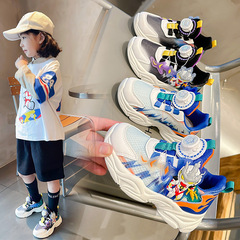 兒童運動鞋新款2023秋季舒適奧特曼男童跑步鞋休閒鞋學生童鞋