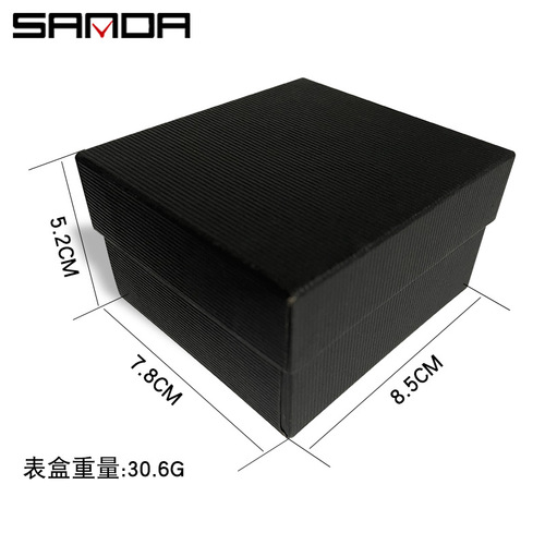 Sanda direct selling watch factory direct selling packaging gift carton square quartz watch fashion watch box wholesale