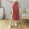 Fashionable summer pleated skirt, long skirt, long shiffon beach dress, 2022 collection, mid-length