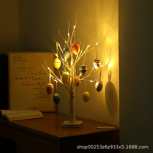 Warm light 24 lights + 60CM (12 Easter eggs)