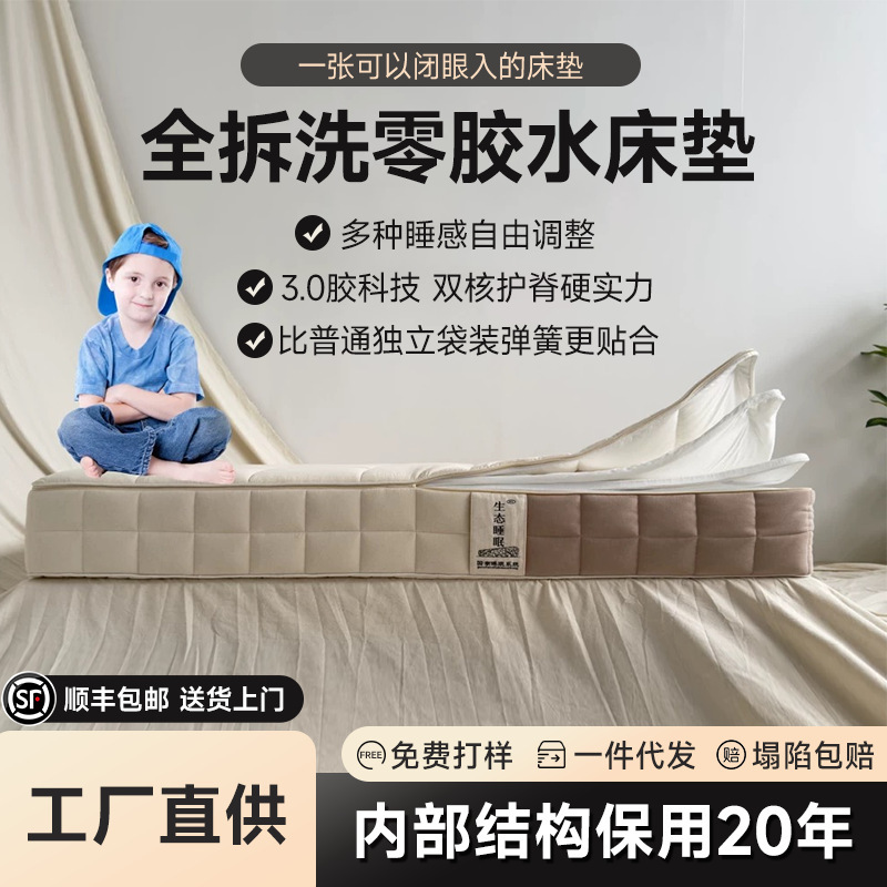 Factory Wholesale Fully Disassembled Mattress with Independent Pocket Springs, Glue-Free, Removable and Washable, Multi-Sleeping Sensation, Household Simmons, Eco-Friendly