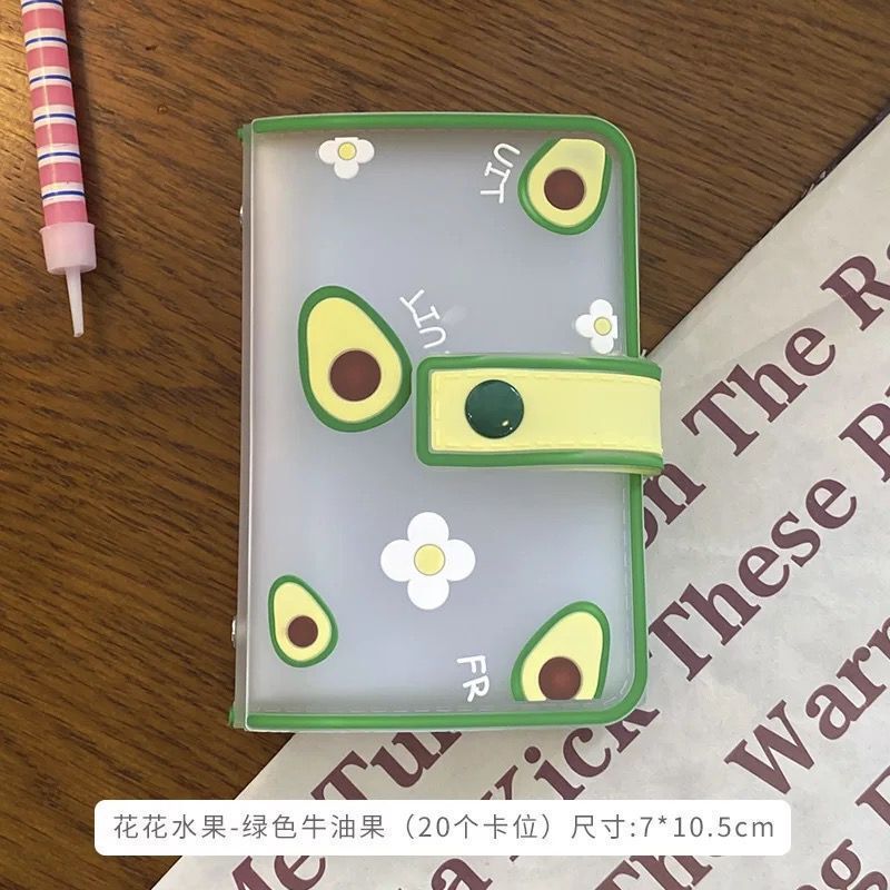 Titular de la tarjeta de hojas sueltas de silicona de dibujos animados para mujeres pequeño portátil ultrafino de gran capacidad Multi-Tarjeta Linda