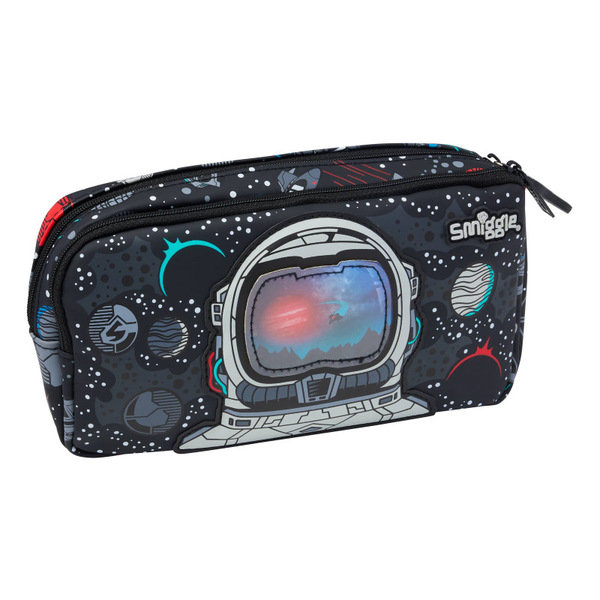 Double-layer capacious cartoon pencil case for students