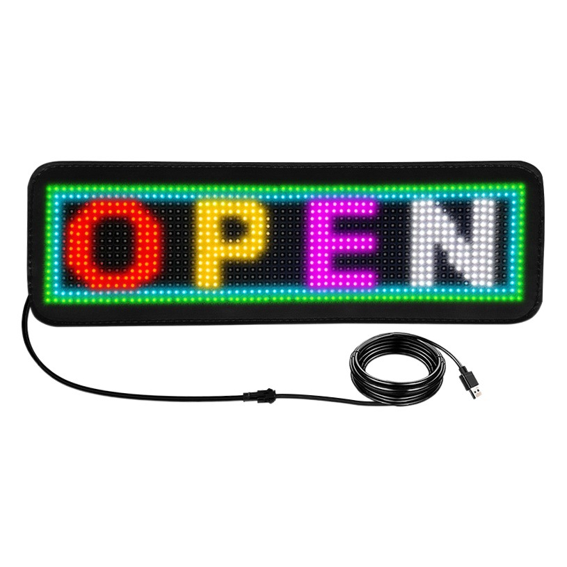 Pantalla flexible LED a todo color, aplicación inteligente, pantalla suave, pantalla digital para coche a todo color, pantalla de matriz de puntos LED