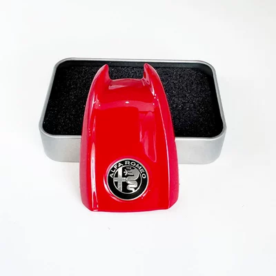 Car logo Key Back Cover - black-label-bright-red-back-cover