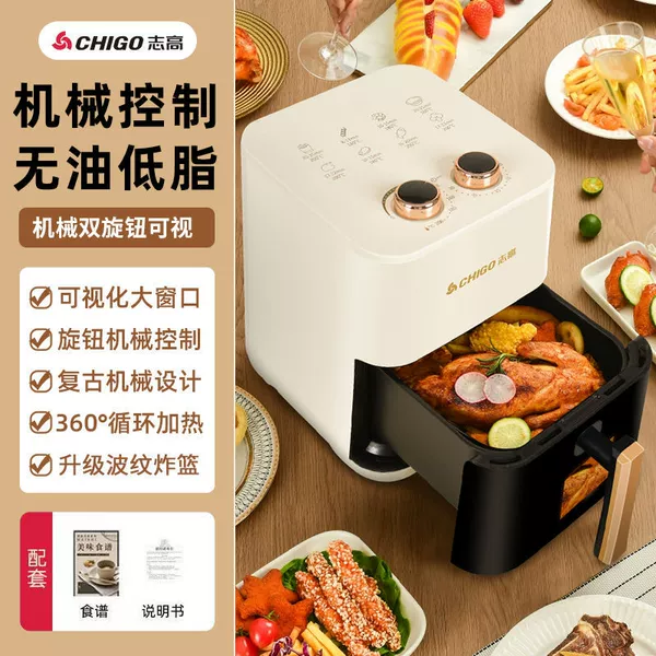 18L White [Visual Window] Mechanical Double Knob Control Model