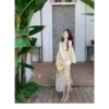 Yellow withered flowers skirt