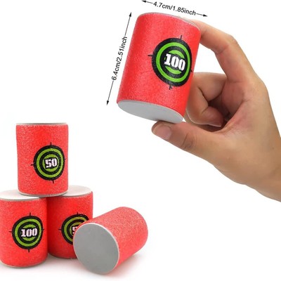 標靶 數字射擊標靶 精英軟彈射擊標靶桶 泡沫eva镖靶NERF軟彈標靶