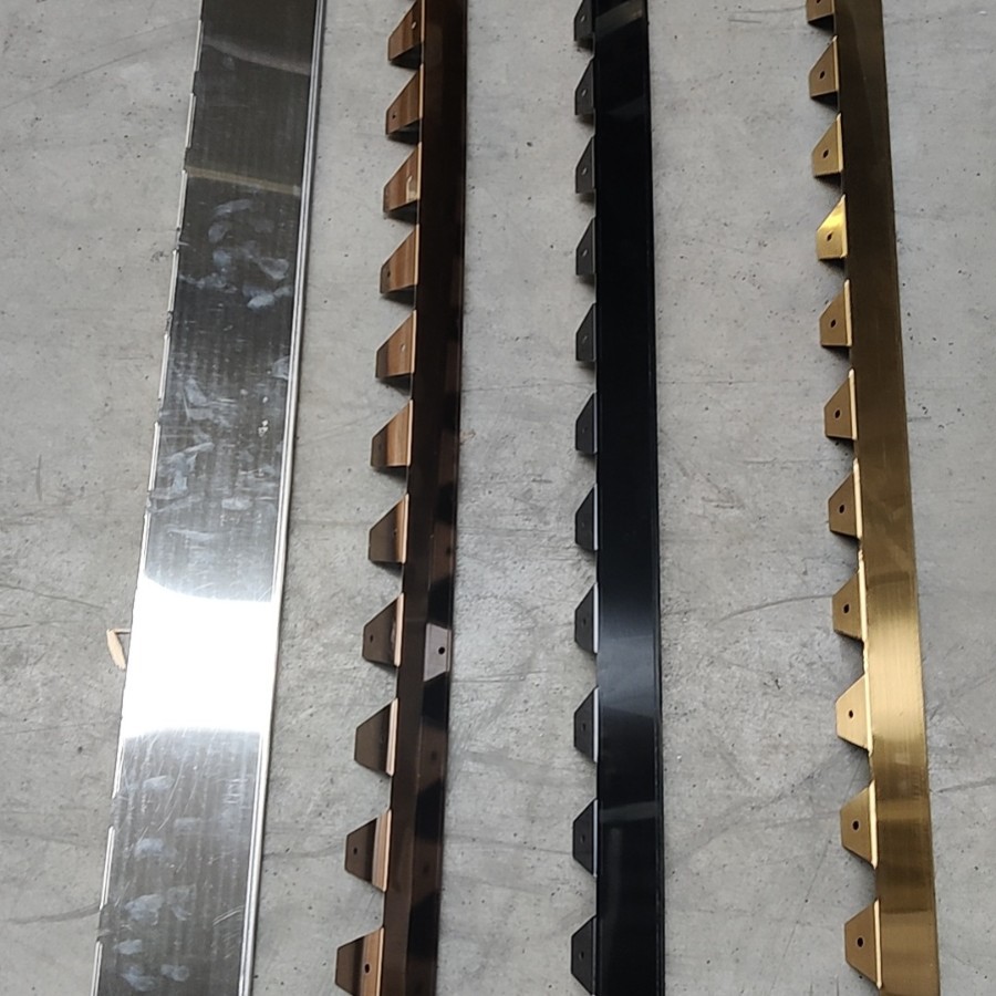 Sellado de borde de acero inoxidable grueso personalizado