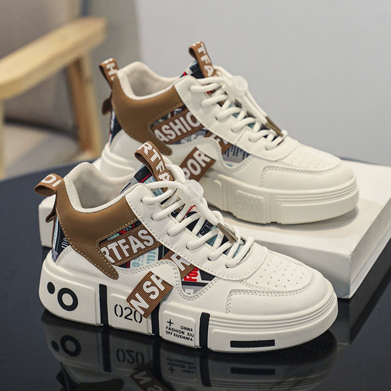 Детская кроссовка 2024 новая детская обувь спортивная обувь для девочек студенческая обувь для мальчиков маленькая белая обувь модная повседневная обувь