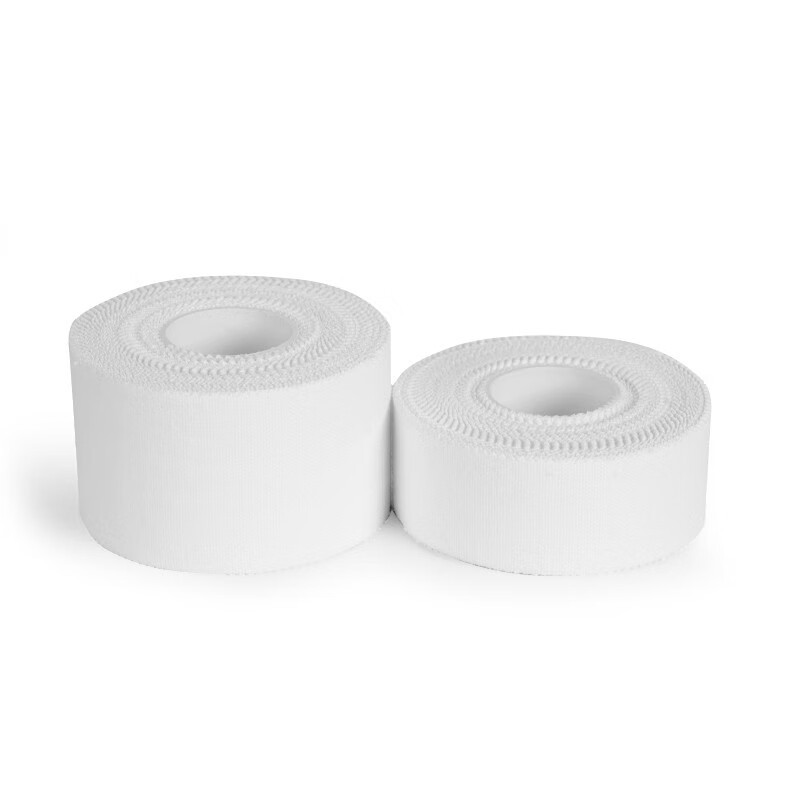 Bandaje autoadhesivo película de piel adhesivo blanco adhesivo deportivo baloncesto fútbol cinta adhesiva conjunto de dedo compresión tobillo correa