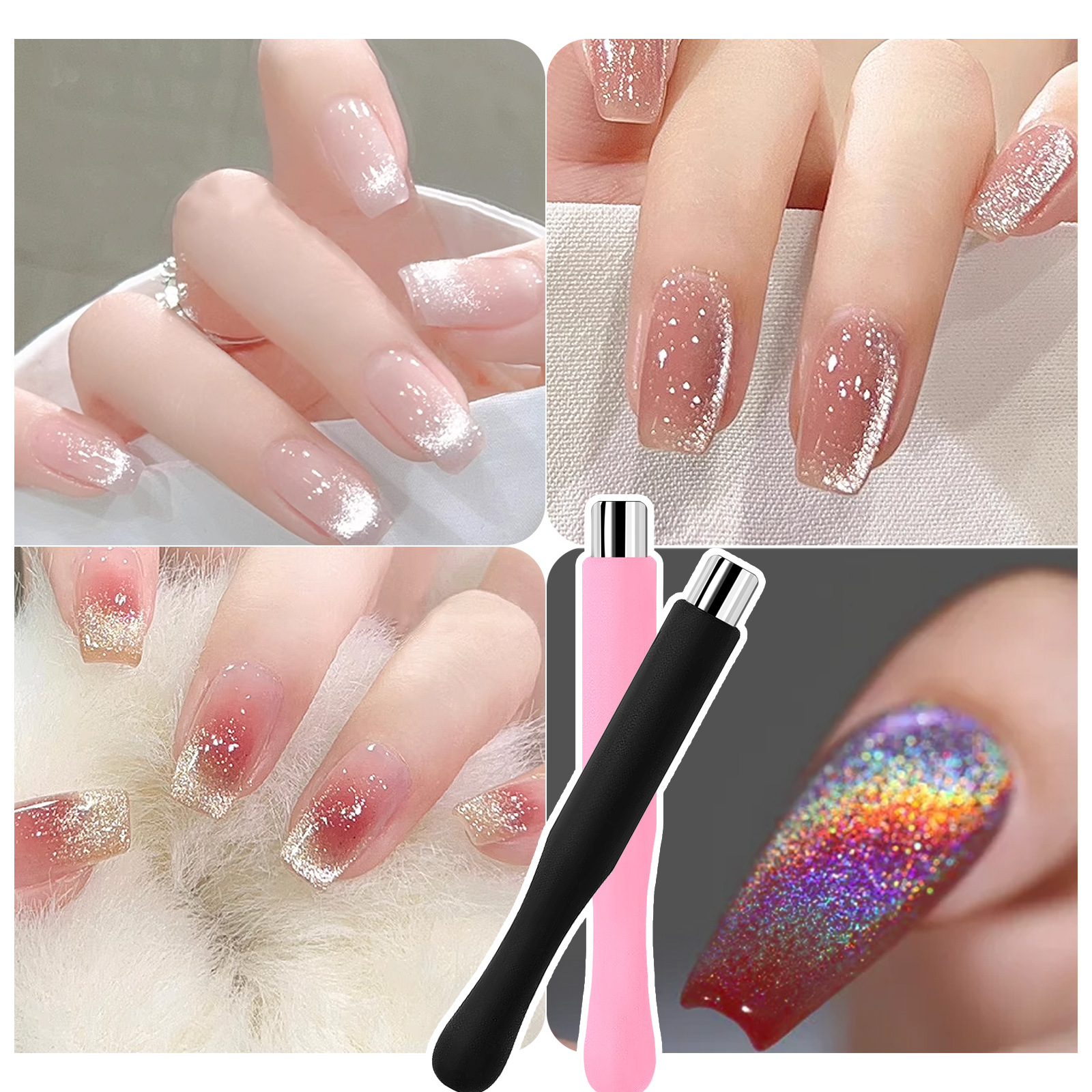 7g Weight Nail Tools Nail Supplies 1 Piece Quantity Silica Gel, Metal Material Solid Color Pattern Simple Style Style Simple Style Solid Color Silica Gel Metal Nail Tools 1 Piece 1