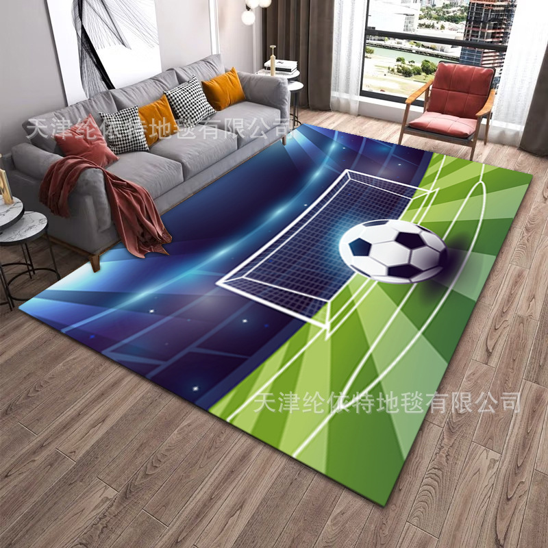 Fútbol Sala rugby juego de franela esponja alfombra sala de estar resistente a las manchas engrosada educación temprana estera de deportes