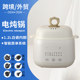 Multifunctional Electric Stew Pot, Hot Pot, Soup Pot, Bird's Nest Food Supplement, Water-Separating Stewing, Ceramic Inner Pot, Smart Electric Steamer, Smart Reservation