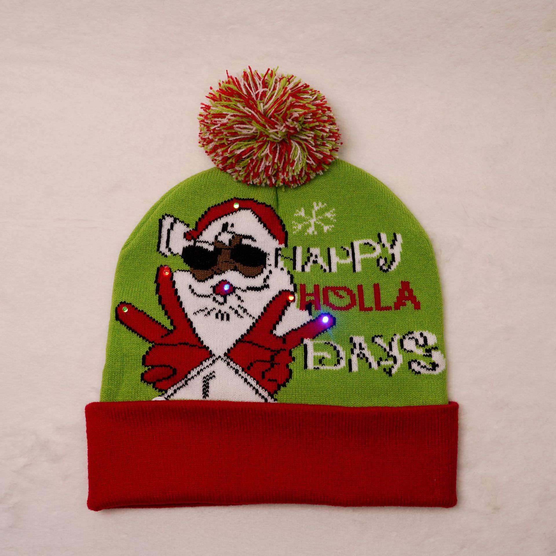 Unisex IG Style Santa Claus Snowman Elk Eaveless Wool Cap display picture 15