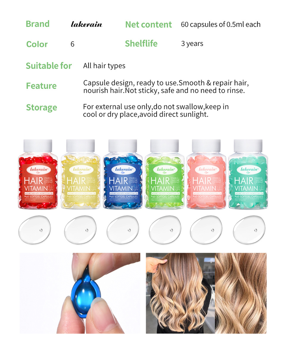 Lakerain Hair Care Essential oil Specification drawing