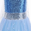 Demi-season small princess costume, dress, detachable trench coat, 2021 collection, “Frozen”, tulle