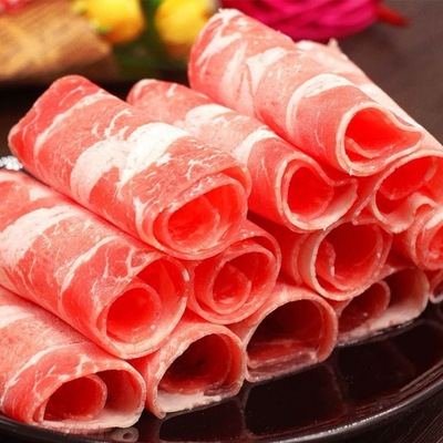 Beef roll Grassland Inner Mongolia Fat beef 1g Hot Pot Ingredients fresh Beef slices 2 Shunfeng