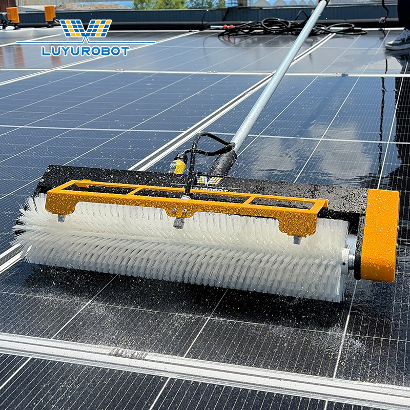 Roller Brush Type Photovoltaic Panel Cleaning Machine Solar Panel Cleaning Brush for Dry and Wet Use 3.5m - 12m Telescopic Rod Roller Brush Type Photovoltaic Panel Cleaning Machine Solar Panel Cleaning Brush for Dry and Wet Use 3.5m - 12m Telescopic Rod