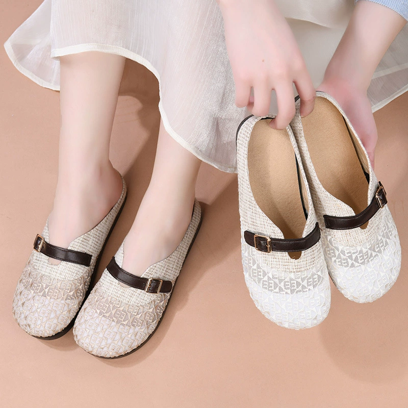 25 женских туфель без шнуровки с полуполой чашкой, полные бриллиантов, туфли на плоской подошве из полиуретана, туфли на плоской подошве с вырезами, туфли из дышащей сетки