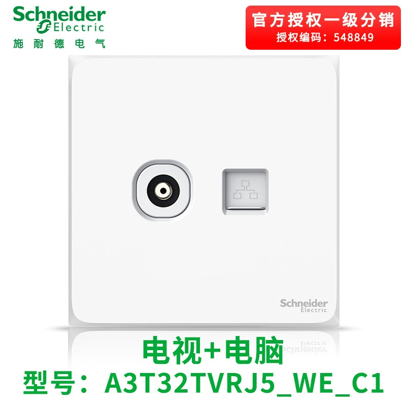 TV + computer socket