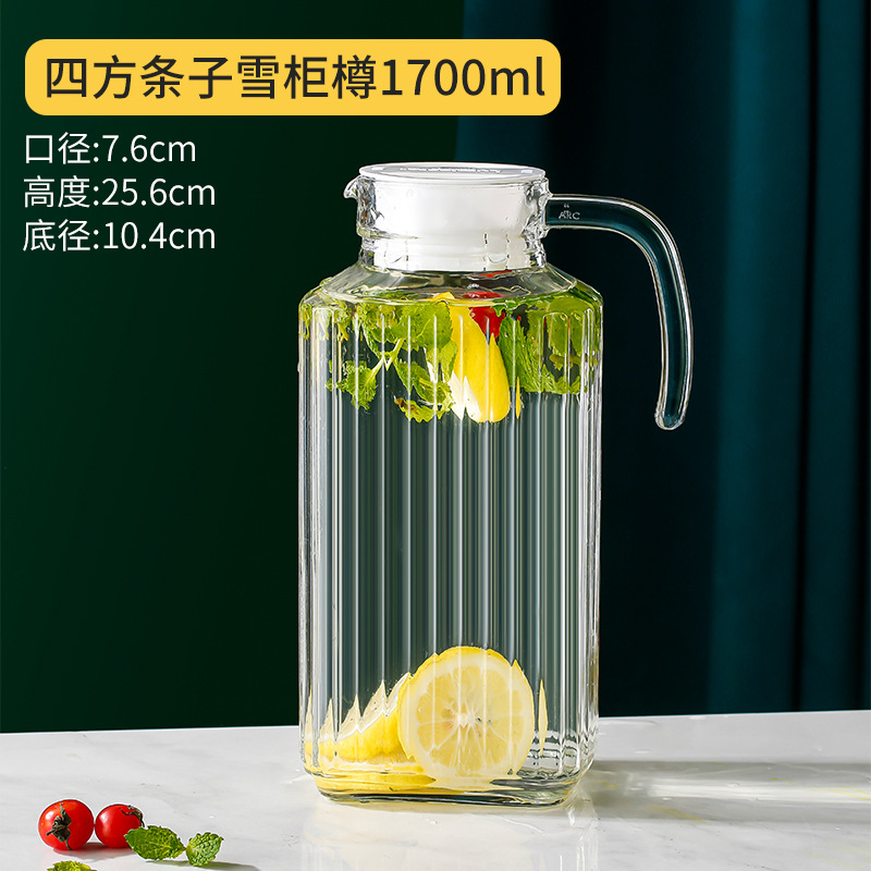 Lemeiya vidrio hervidor frío verano hogar resistente a altas temperaturas tetera hervidor frío taza de agua engrosada pico de pato olla empate olla