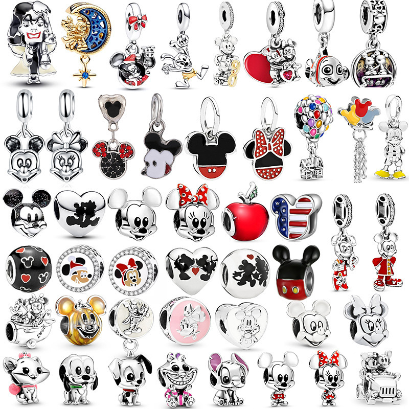 Pan's Cartoon Classic Series DIY Charm Bead Accessories Cute Cat and Dog Animal Beads Wholesale