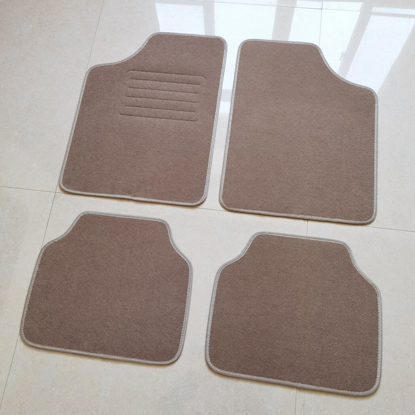 Mats, Universal Universal Foot Pad - camel-flocking-universal-four-piece-set