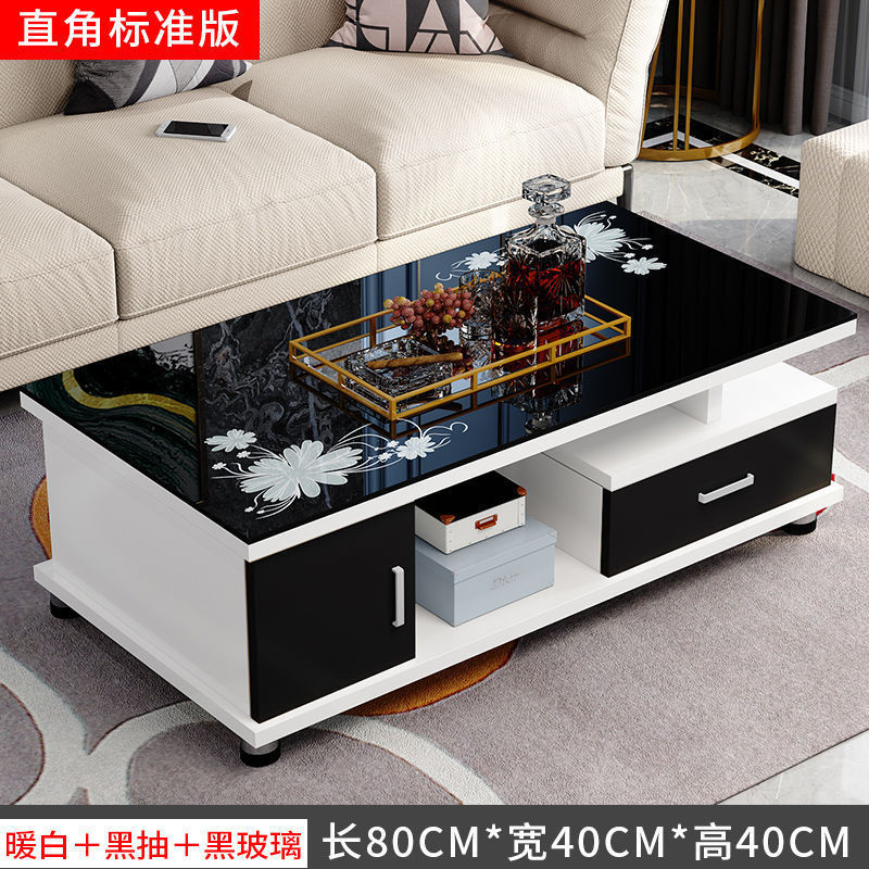 欧式圆角茶几简约电视柜茶几组合小户型钢化玻璃茶桌桌子客厅包邮|undefined