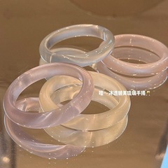 一步一响琉璃手镯女新中式搭汉服手链闺蜜国风精致清冷感国潮手饰